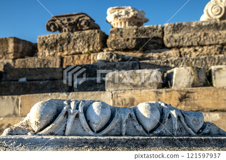 Historical ruins in the ancient city of Blaundos 121597937