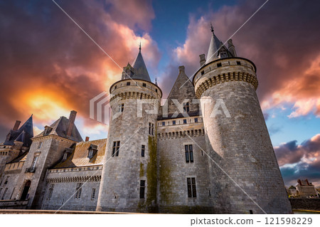 Castle of Sully sur loire near Orleans, Loire valley, France Castle of Sully sur loire near Orleans, Loire valley, France 121598229