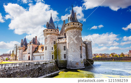 Castle of Sully sur loire near Orleans, Loire valley, France 121598259