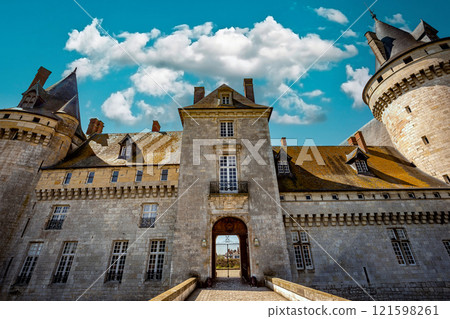 Castle of Sully sur loire near Orleans, Loire valley, France 121598261