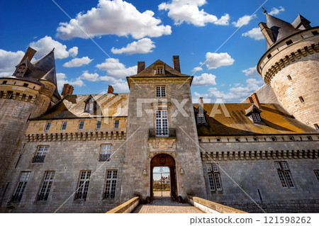 Castle of Sully sur loire near Orleans, Loire valley, France 121598262