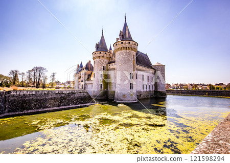 Castle of Sully sur loire near Orleans, Loire valley, France 121598294
