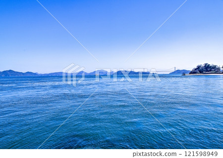 Kurushima Strait and the Great Seto Bridge 121598949
