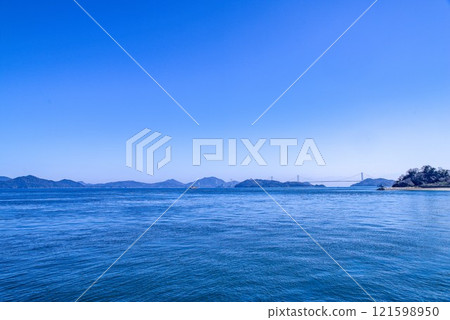 Kurushima Strait and the Great Seto Bridge Kurushima Strait and the Great Seto Bridge 121598950
