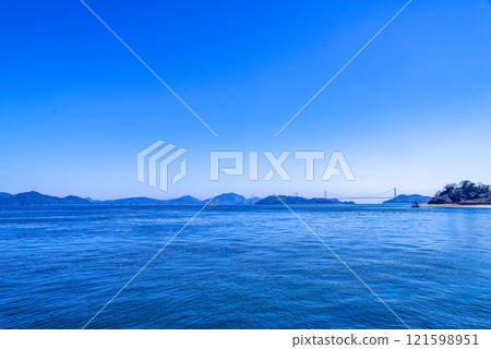 Kurushima Strait and the Great Seto Bridge 121598951