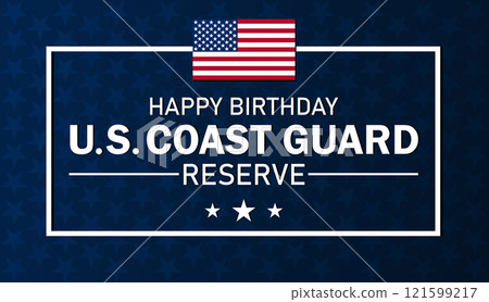 Happy Birthday US Coast Guard Reserve, Modern background Happy Birthday US Coast Guard Reserve, Modern background 121599217