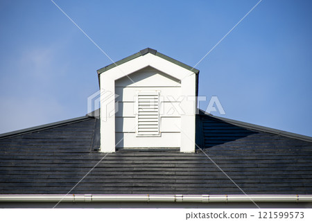 A dovecote or dormer on the roof 121599573