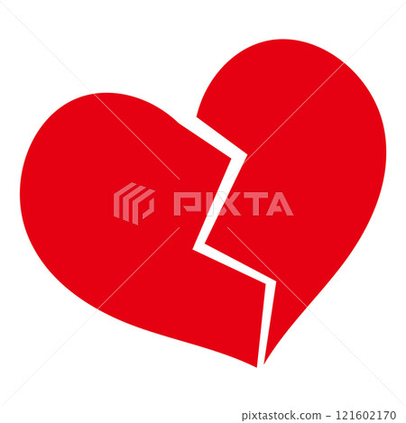 Heartbreak, heartbroken, illustration, red Heartbreak, heartbroken, illustration, red 121602170