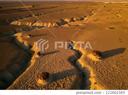 Desertified land Desertified land 121602365