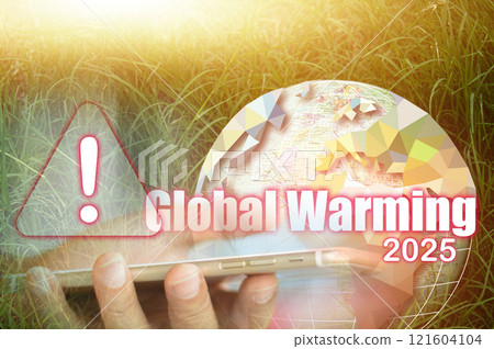 Global Warming Warning Concept 2025 121604104