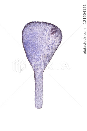 Unique abstract purple crystal microstructure on white background Unique abstract purple crystal microstructure on white background 121604131