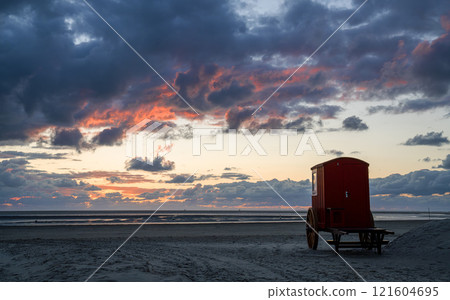 East Frisia, North Sea in Lower Saxony, Germany 121604695