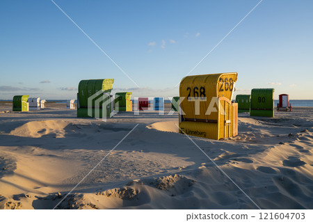 Borkum, East Frisia, North Sea in Lower Saxony, Germany 121604703