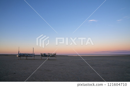 Borkum, East Frisia, North Sea in Lower Saxony, Germany 121604710