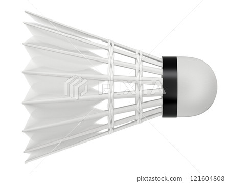 Badminton Shuttlecock - 3D illustration Badminton Shuttlecock - 3D illustration 121604808