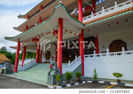 Chinese temple pagoda in Kota Kinabalu City, Sabah Malaysia Chinese temple pagoda in Kota Kinabalu City, Sabah Malaysia 121604862