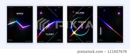 outer space universe design background cover, space poster, abstract gradient illustration outer space universe design background cover, space poster, abstract gradient illustration 121607676