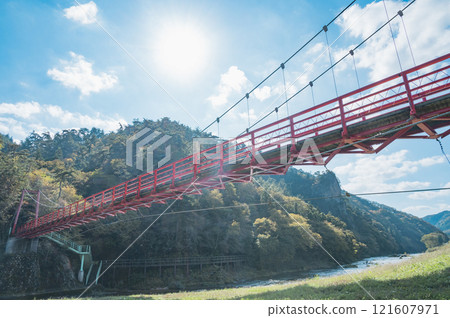 福島香魚吊橋（山取町） 121607971