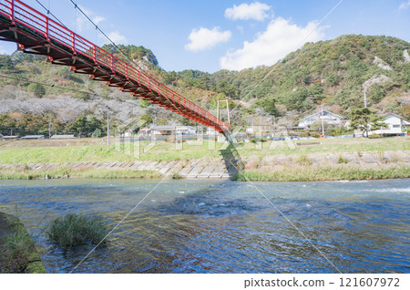 福島香魚吊橋（山取町） 121607972