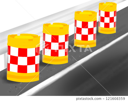 Cushion drums on the road 121608359