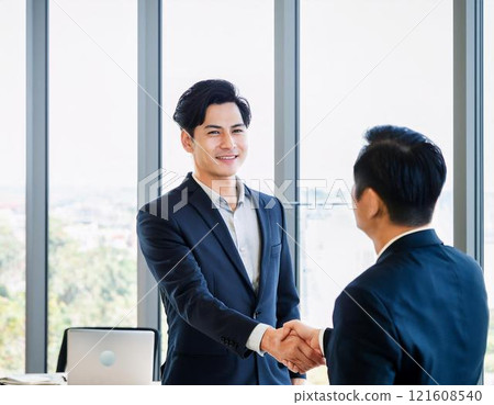 商務握手 121608540