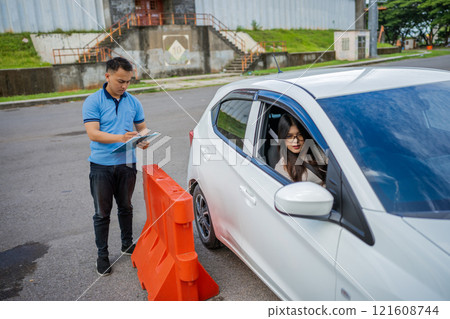 Traffic Control Checkpoint designed to facilitate Vehicle Interaction and ensure safety 121608744