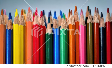 AI image: A collection of colored pencils 121609253