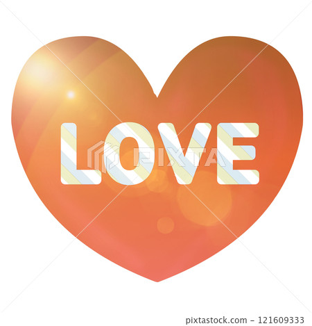 Heart mark 121609333