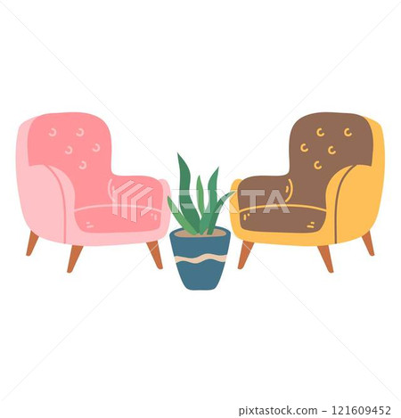 Modern home interior decoration 121609452