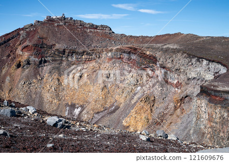 富士山火山口和劍道峰 富士山火山口和劍道峰 121609676