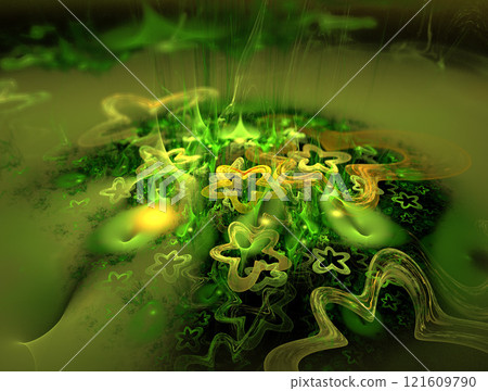 Imaginatory fractal abstract background Image 121609790