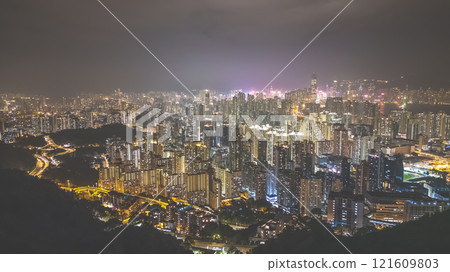 View of a Vibrant Cityscape Illuminated at Night Dec 24 2024 View of a Vibrant Cityscape Illuminated at Night Dec 24 2024 121609803