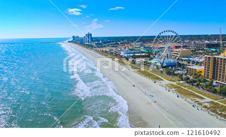 Myrtle Beach South Carolina - aerial view 121610492