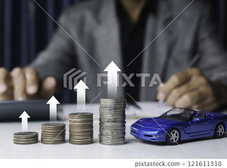 Business accounting with saving money concept financial. Business accounting with saving money concept financial. 121611318