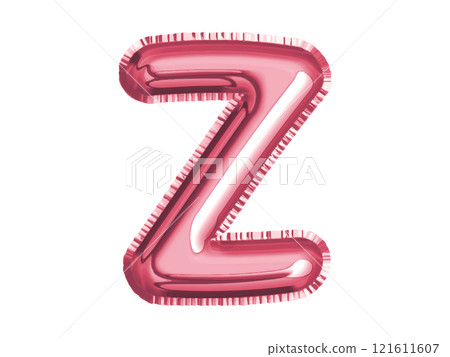 Megenta Pink alphabet Z air balloon for baby shower celebrate decoration party on transparent background Megenta Pink alphabet Z air balloon for baby shower celebrate decoration party on transparent background 121611607