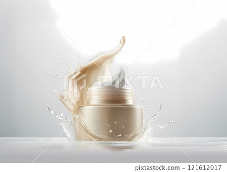 Realistic illustration of beauty cream Realistic illustration of beauty cream 121612017