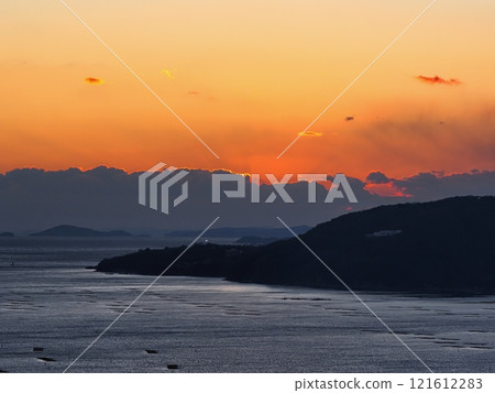 從萬葉岬看到的播磨灘夜景 121612283