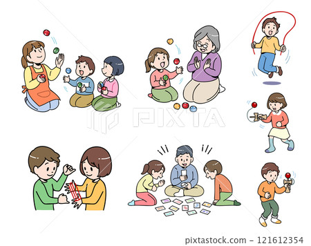 Old-fashioned play set 121612354