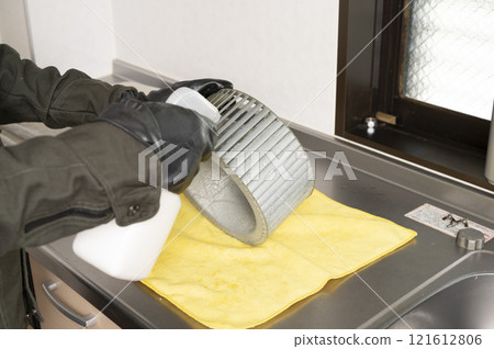 Professional range hood cleaning 121612806