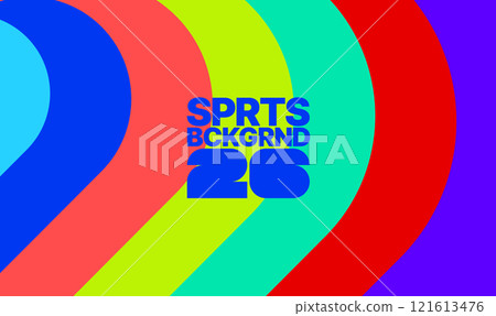 Layout design for sports event of 2026 year. Layout design for sports event of 2026 year. 121613476