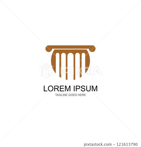 column Logo vector 121613790