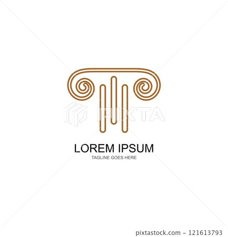 column Logo vector 121613793
