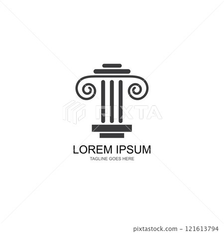 column Logo vector 121613794