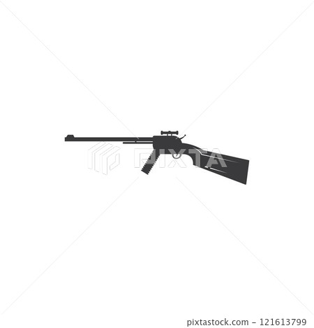 Sniper hunting rifle icons 121613799