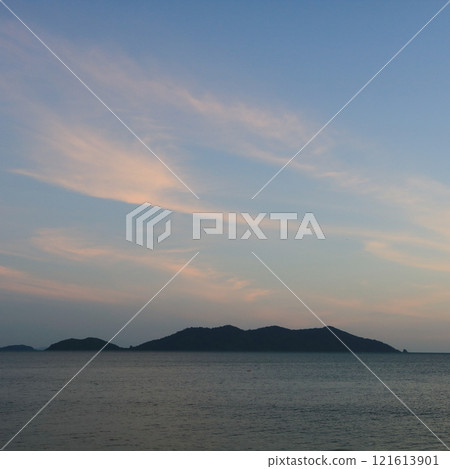 Sunset view from Klong Kloi Beach, Koh Chang, Thailand. Sunset view from Klong Kloi Beach, Koh Chang, Thailand. 121613901