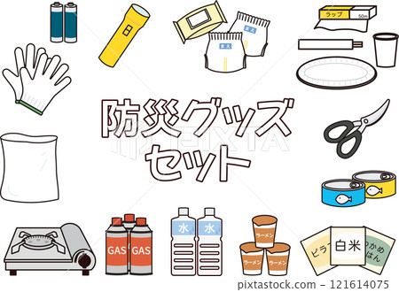 Disaster prevention goods set 121614075