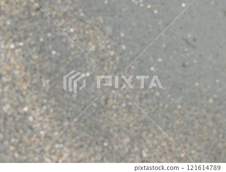 blurred light brownish background of fine textured river or sea wet sand, bokeh with empty copy space with grainy out of focus backdrop blurred light brownish background of fine textured river or sea wet sand, bokeh with empty copy space with grainy out of focus backdrop 121614789