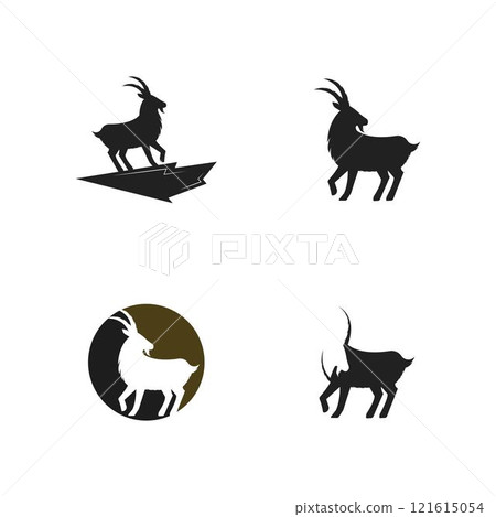 Goat Logo Template 121615054