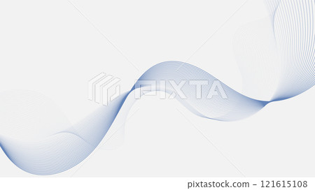 Geometric curved lines in gradient forming dynamic futuristic abstract flow patterns 121615108