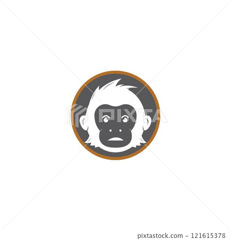 monkey vector logo design 121615378